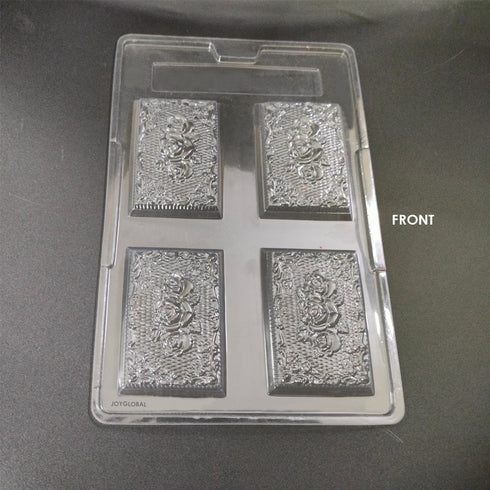 Cacao Rose Print PVC Chocolate Mould - 55 Grams