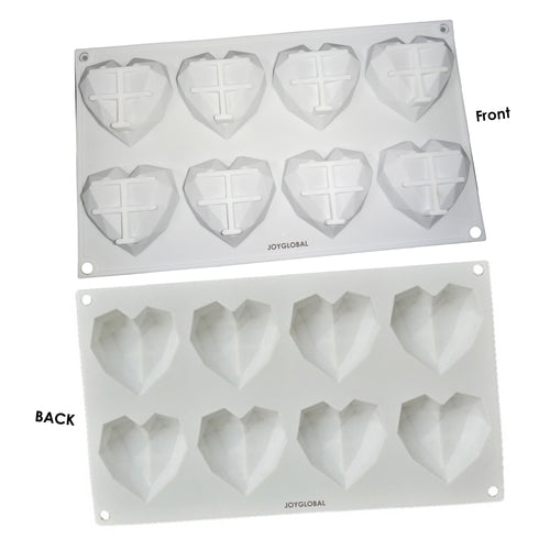 Silicone Diamond Heart Mould