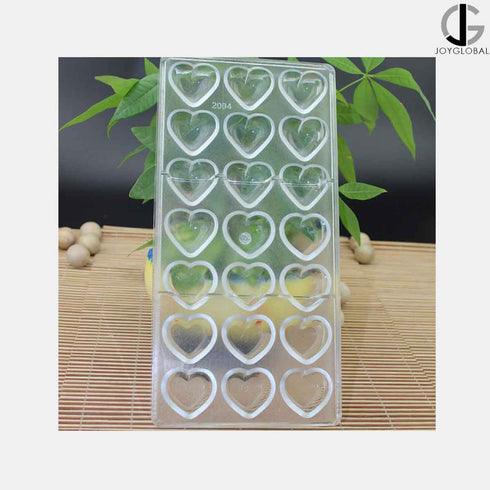 Polycarbonate Heart Shaped Mould - 12 Grams