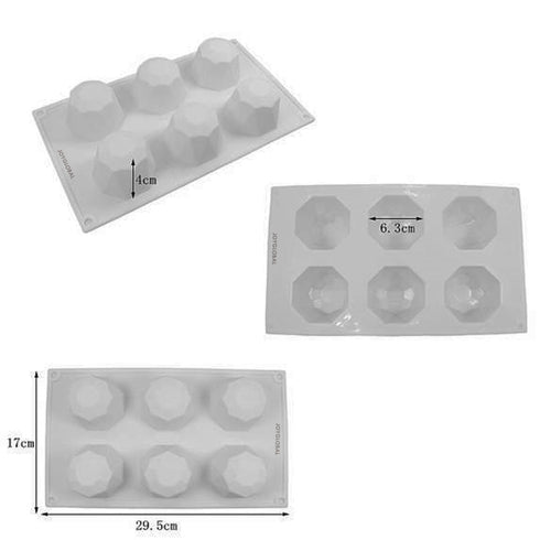 Silicone Diamond Mould - 110 Grams