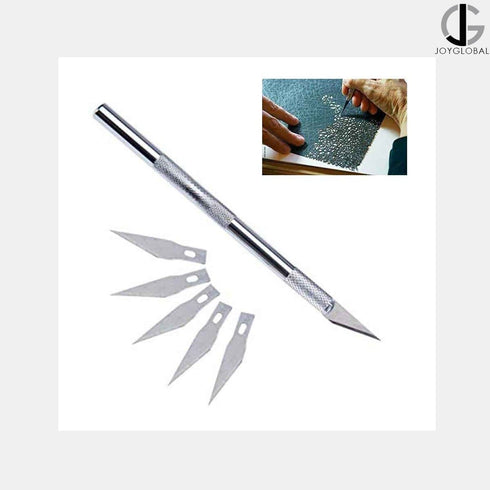 JoyGlobal Precision Knife with 5 Replaceable Blades