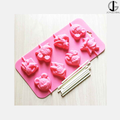Silicone Cartoon Character Lollipop Mould