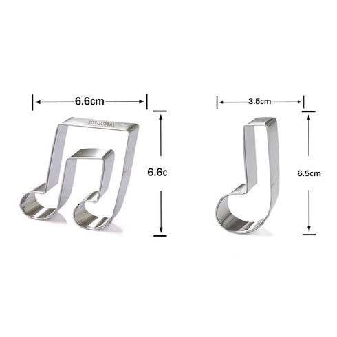 Musical Notes Cookie Cutters