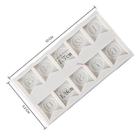 Silicone Bunting Number Mould