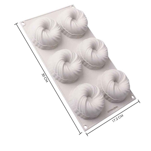 Silicone Swirl Bundt Entremet Mould - 100 Grams