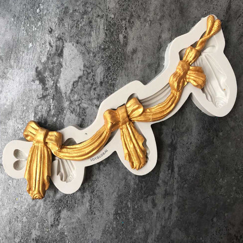 Silicone Ribbon Border Fondant Mould