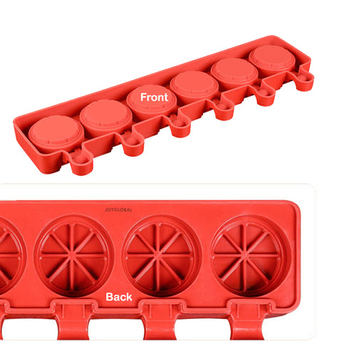 Silicone Orange Popsicle Mould