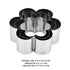 Stainless Steel Flower Cutter - Set of 3 Pieces