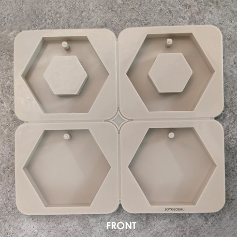 Silicone Hexagon Aromatherapy Wax Diffuser Mould