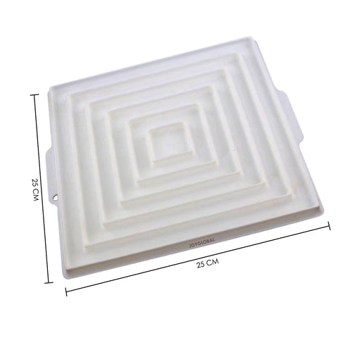 Double Square Rings Insert Decore Entremet Mould