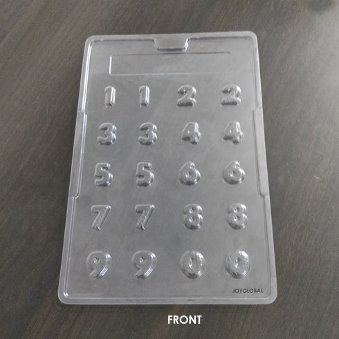Cacao Numbers 0 to 9 PVC Chocolate Mould