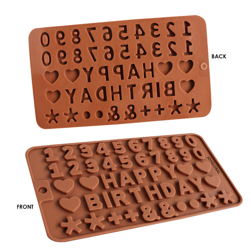 Silicone HAPPY BIRTHDAY With Numbers Mould