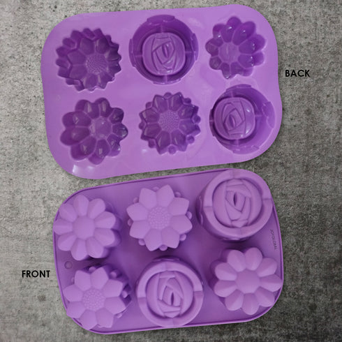 Silicone Multiple Flowers Mould - 100 Grams