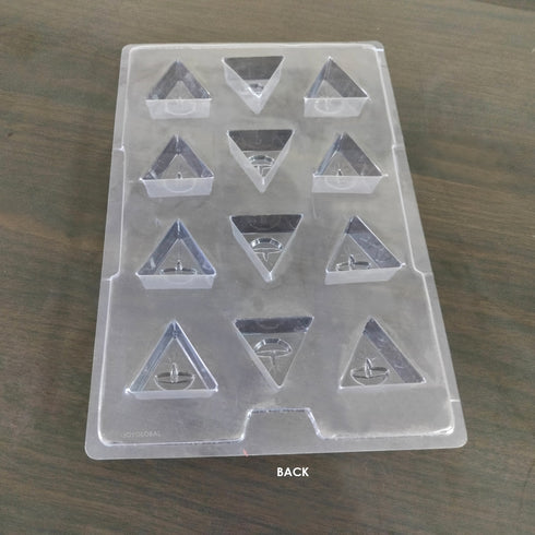 Cacao Happy Diwali Diya Triangle Shape PVC Mould