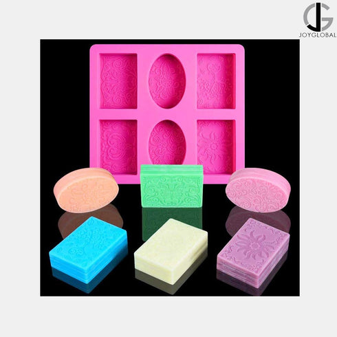 Oval & Rectangle Silicone Mould - 100 Grams