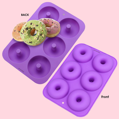 Silicone Donut Mould - 6 Cavity