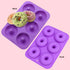 Silicone Donut Mould - 6 Cavity