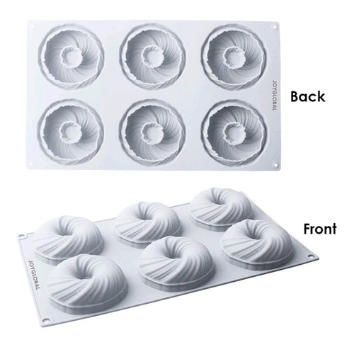 Silicone Swirl Bundt Entremet Mould - 95 Grams