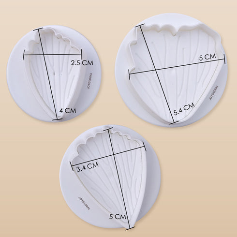 Veined Peony Plunger Cutter Set