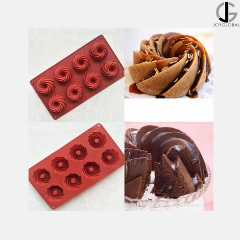 JoyGlobal Silicone Swirl Mould