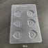 Cacao Heart PVC Lollipop Mould
