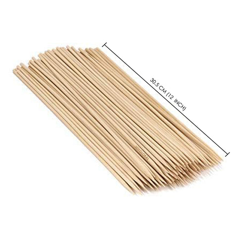 Bamboo Skewers Sticks 12 Inch