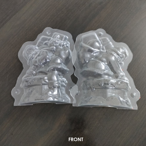 Cacao 3D Santa Claus with Gifts Shaped PVC Mould