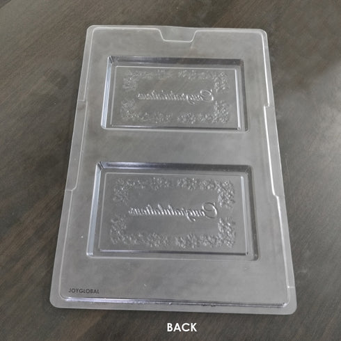 Cacao Congratulations PVC Chocolate Mould