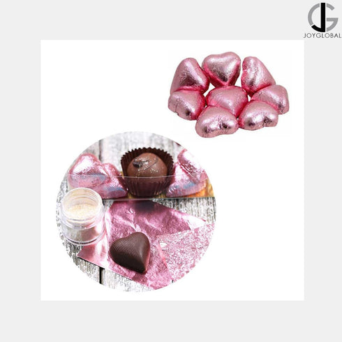 Aluminium Chocolate Wrappers - Pink