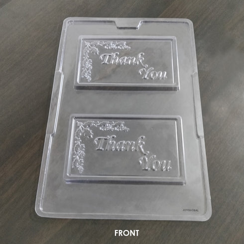 Cacao Thank You PVC Mould - 65 Grams