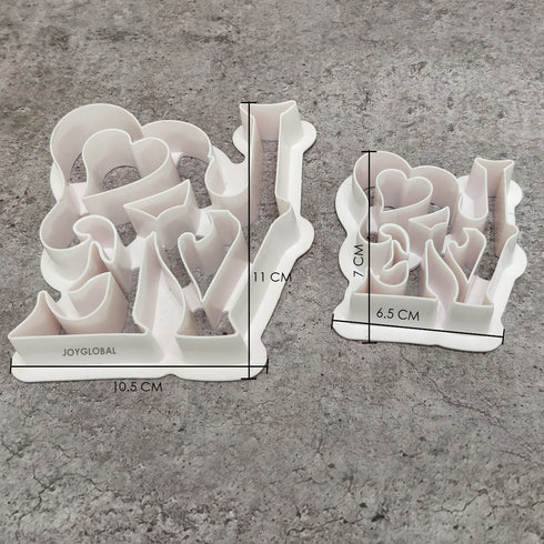 Plastic Love Cut Outs Cutter