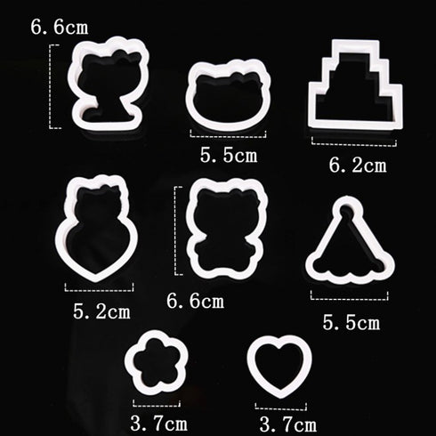 8 Pieces Set Cookie Cutter - Hello Kitty