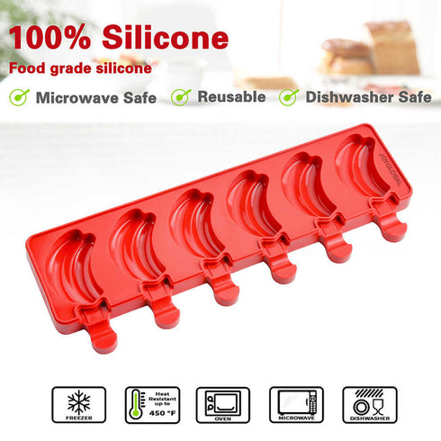 Silicone Banana Fruit Themed Popsicle Mould