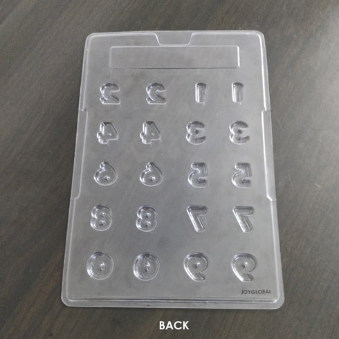 Cacao Numbers 0 to 9 PVC Chocolate Mould