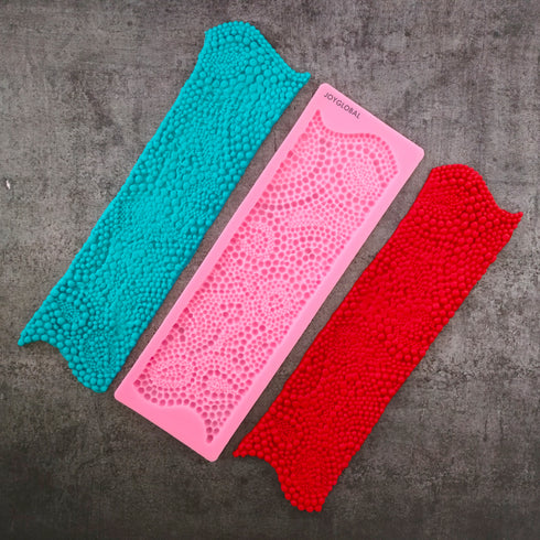Silicone Ornate Pearl Mat for Cake Decoration