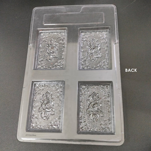 Cacao Rose Print PVC Chocolate Mould - 55 Grams