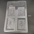 Cacao Rose Print PVC Chocolate Mould - 55 Grams