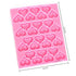 Silicone Alphabet Inside Heart Mould