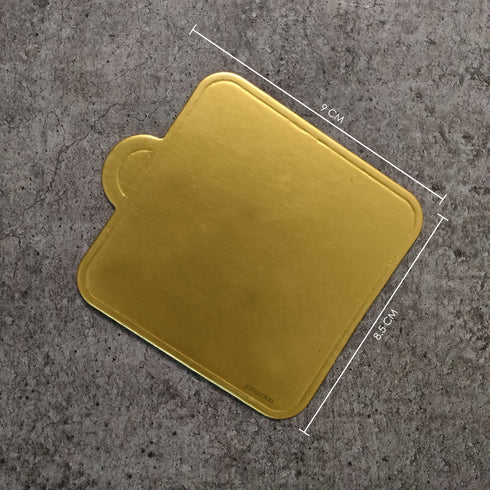 Square Pastry Base 100-Pieces, Golden