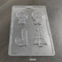 Cacao Christmas Gingerbread Man Tree & Stick PVC Mould