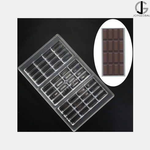 Polycarbonate Big Chocolate Bar Mould - 60 Grams