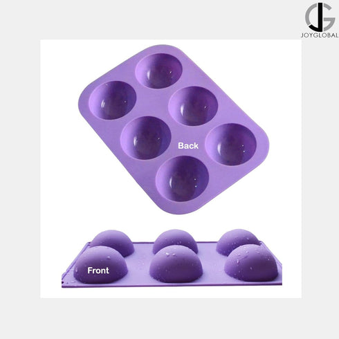Silicone Half Sphere Soap Mould - 40 Grams