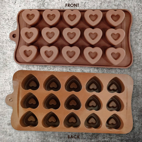 Silicone Heart Chocolate Mould