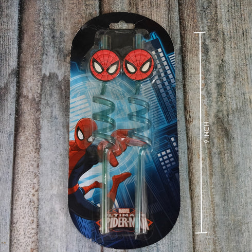 Spiderman Theme Designer Straw