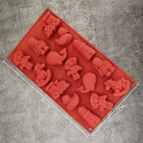 Silicone Sea Creatures Bakeware Soapware Mould - 25 Grams