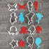 Food Grade 8 Pieces Sea Life Cutters