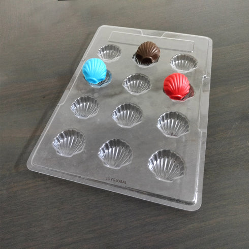Cacao Shell Shape PVC Mould - 8 Grams