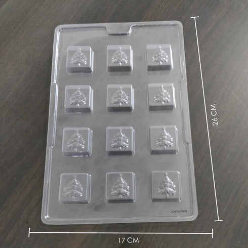 Cacao Christmas Tree Shape PVC Chocolate Mould