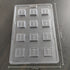 Cacao 12 Cavity Cross PVC Chocolate Mould - 11 Grams