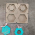 Silicone Hexagon Aromatherapy Wax Diffuser Mould